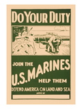 Do your Duty, Join the U.S. Marines Vinilos decorativos Do your Duty, Join the U.S. Marines Vinilos decorativos