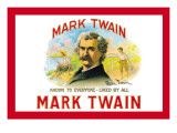 Mark Twain Cigars Wall Decal
