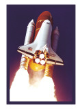 Atlantis Lift-Off Wandabziehbild