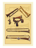 Calvary Bugle and Calvary Trumpets Wall Decal
