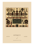 African Metalwork and Beading Wall Decal by Racinet