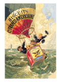 Biscuits Franco-Americaine, c.1888 Autocollant mural par Thophile Alexandre Steinlen