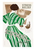 Stress Relief from Reading Wall Decal