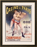 Casino de Paris Championnat de Lutte Framed Giclee Print by PAL (Jean de Paleologue) 