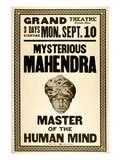 Mysterious Mahendra Master of the Human Mind Wall Decal