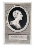 Charles Louis De Secondat, Baron De Montesquieu Giclee Print by Augustin De Saint-aubin