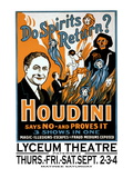 Do Spirits Return Houdini Says No Wall Decal