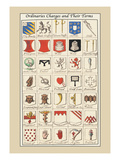 Ordinaries, Charges and their Terms Wall Decal by Hugh Clark