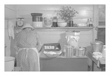 Cooking Biscuits Wall Decal by Marion Post Wolcott