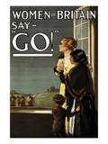 Women of Britain Say Go! Wall Decal by Kealey 