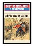 Don't Be Outflanked Wall Decal
