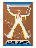 Don X, fils de Zorro Autocollant mural par Stenberg Brothers 