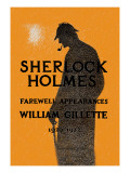 William Gillette as Sherlock Holmes: Farewell Appearance Kalkomania ścienna