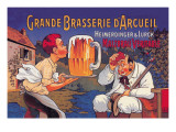 Grande Brasserie d'Arcueil Autocollant mural par Eugene Oge