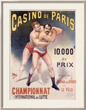 Casino de Paris Championnat de Lutte Framed Giclee Print by PAL (Jean de Paleologue) 