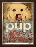 Pup-A-Liscious Impressão emoldurada de edição limitada por M.J. Lew Pup-A-Liscious Impressão emoldurada de edição limitada por M.J. Lew