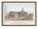 Pennsylvania Building, Centennial International Exhibition, 1876 Wall Decal by Thompson Westcott