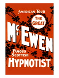 The Great Mcewen, Famous Scottish Hypnotist Vinilos decorativos
