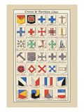 Crosses and Partition Lines Wall Decal by Hugh Clark