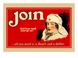 Red Cross Work Must Go On! Wall Decal by Dexter 