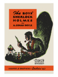 Boys' Sherlock Holmes Wall Decal by Charles Livingston Bull