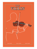 The Violin Autocollant mural