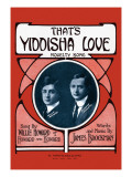 That's Yiddisha Love: Novelty Song Wall Decal by Willie Howard
