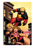 Captain Marvel 2 Cover: Captain Marvel and Ms. Marvel Posters by McGuiness Ed