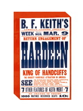 Return Engagement of Hardeen Vinilos decorativos Return Engagement of Hardeen Vinilos decorativos