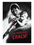 Soldier, Save Us Wall Decal by Viktor Koretsky