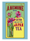 Anemone Brand Tea Wall Decal