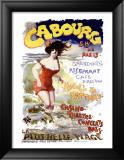 Cabourg Estampe encadrée par PAL (Jean de Paleologue) 