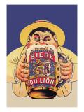 Biere du Lion Autocollant mural par Eugene Oge