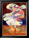La Loïe Fuller, Folies-Bergère Estampe encadrée par PAL (Jean de Paleologue) 