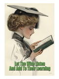 Let the Wise Listen and Add to Their Learning Mode (wallstickers) Let the Wise Listen and Add to Their Learning Mode (wallstickers)
