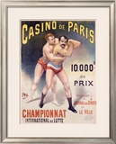 Casino de Paris Championnat de Lutte Framed Giclee Print by PAL (Jean de Paleologue) 