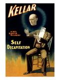 Kellar in His Latest Mystery: Self Decapitation Vinilos decorativos