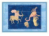 Scorpio, Sagittarius and Lupus Wall Decal