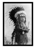 Cheyenne Warrior of the Future Wall Decal by Richard Throssel
