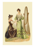 Adjusting the Gown Autocollant mural
