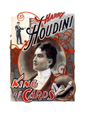 Harry Houdini: King of Cards Wall Decal