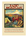 Radio Broadcast: June 1925 Wall Decal by Remington Schuyler