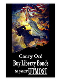Carry On! Buy Liberty Bonds to Your Utmost Veggoverføringsbilde av Edwin Howland Blashfield