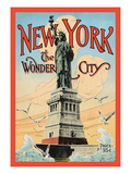 New York, The Wonder City Vinilos decorativos por Irving Underhill