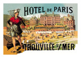Hotel de Paris: Trouville-sur-Mer, c.1885 Autocollant mural par Thophile Alexandre Steinlen