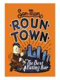 Roun' Town' Wall Decal
