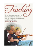 The Supreme Art of the Teacher Wall Decal