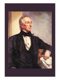 John Tyler Autocollant mural par George Peter Alexander Healy