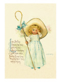 Little Bo Peep Wall Decal by Maud Humphrey