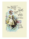 The Belle of New York Autocollant mural par W&d Downey